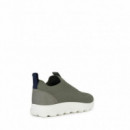 GEOX Zapatillas Spherica Verde U25BYA 0006K-C3014