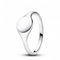 PANDORA Anillo en Plata de Ley Sello Grabable 193093C00