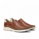 FLUCHOS Mocasines Marrones F1985-KODIAK CUERO+COM2