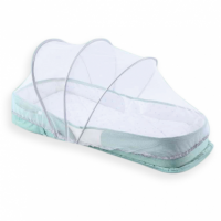 Cuna. Cama de Viaje+bolsa 2EN1 Bear Menta  KIKA BOO