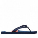 Stripes Flip Flop Blue  TOMMY HILFIGER