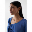 Blusas y Camisas Blusa SALSA JEANS Lightdenim con Detalle Nudo