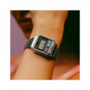 CASIO Coleccion A120WE-1AEF Reloj Digital Plateado, Fecha, Alarma, Resistente Al Agua