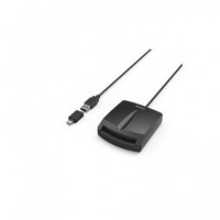 HAMA Lector de Dni+tarjetas Digitales  53398 con Toma USB A+tipo C Soporta Dni 4.0 Win+mac