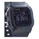 CASIO Coleccion W-800H-1BVES Reloj Digital ,fecha,alarma,resistente Al Agua,correa de Resina