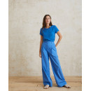 Pantalones YERSE Wide Leg Azul