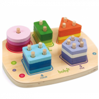 Encaje de Madera Fracciones y Formas Geométricas  ANDREU TOYS