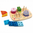 Encaje de Madera Fracciones y Formas Geométricas  ANDREU TOYS