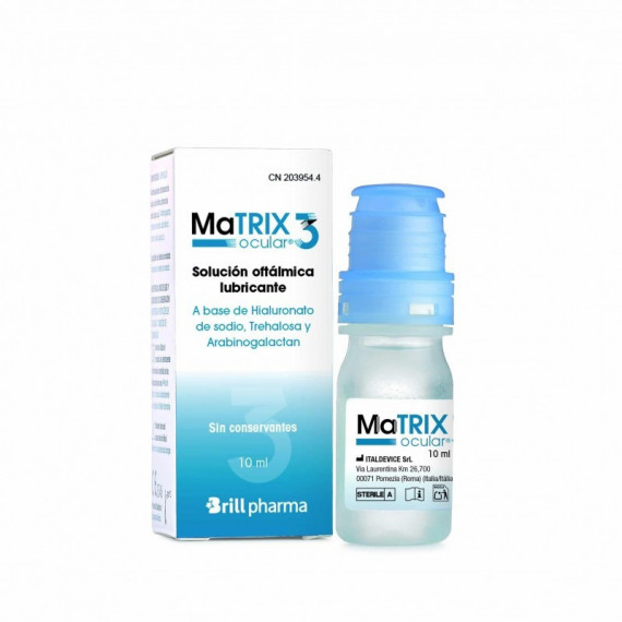 Matrix Ocular 3 Solucion Oftalmica Lubricante 10ML  BRILL PHARMA
