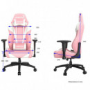 Silla Gamer Anda Seat Rosa Pretty Pink Gaming Series 1061536  ANDASEAT