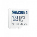 SAMSUNG Tarjeta Micro Sd Sdxc con Adaptador 128GB Evo Plus 130MB/S
