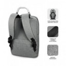 SUBBLIM Mochila con Puerto Usb/ Portatil hasta 15.6" Gris SUB-BP-3EAP001