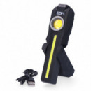 Linterna Frontal Led Cob Redonda 200LM + Cob Frontal 200LM + Spot Superior 50LM EDM