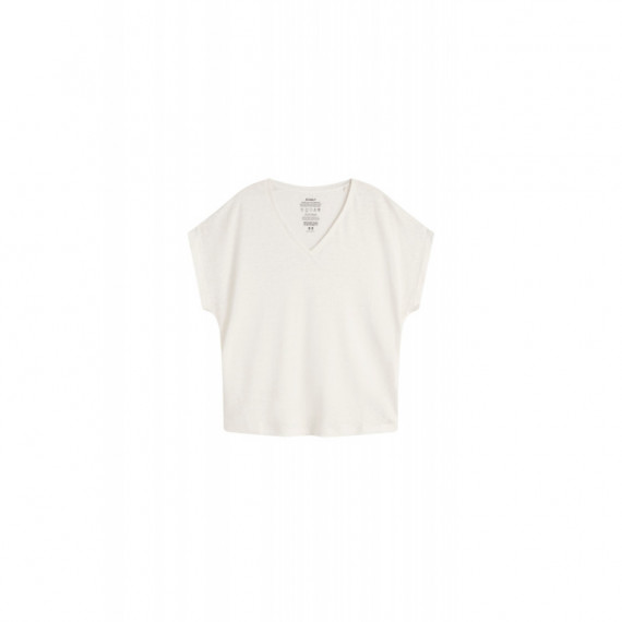 Blusas y Camisas Camiseta ECOALF de Lino Arenda Off White