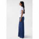 Camisetas Mujer Camiseta SALSA JEANS con Marca de Cuentas