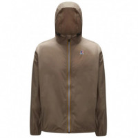 Chaquetas Hombre Chaqueta K-WAY Unisex Impermeable Le Vrai 3.0 Beige Taupe