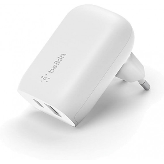 Cargador Casa BELKIN Doble 32W Usb-c + Usb-a