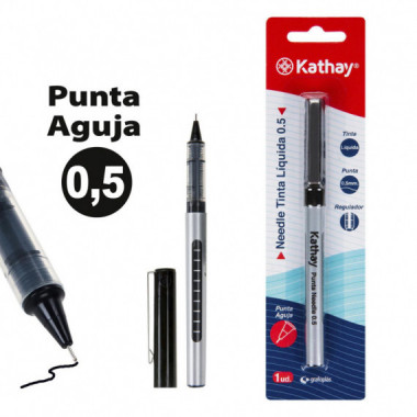 BLISTER ROTULADOR PUNTA AGUJA NEGRO