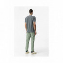 Pantalones Pantalón TIFFOSI Chino H35 Verde Agua