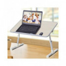 Bm Soporte Tipo Mesa para Ordenador Portatil 52X30 Adaptable a Cama,sofa con Ventilador 5W BN1043  LALO