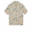 Camisas Camisa ANERKJENDT Akleo Viscose Aop