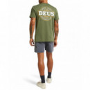 Camisetas Hombre Camiseta DEUS EX MACHINA Hot Streak Tee Loden Green