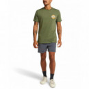 Camisetas Hombre Camiseta DEUS EX MACHINA Hot Streak Tee Loden Green