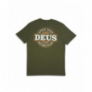 Camisetas Hombre Camiseta DEUS EX MACHINA Hot Streak Tee Loden Green