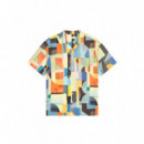 Camisas Camisa OLOW Unisex Aloha Asbtract