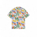 Camisas Camisa OLOW Unisex Garden Asbtract