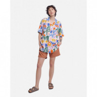 Camisas Camisa OLOW Unisex Garden Asbtract