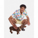 Camisas Camisa OLOW Unisex Garden Asbtract