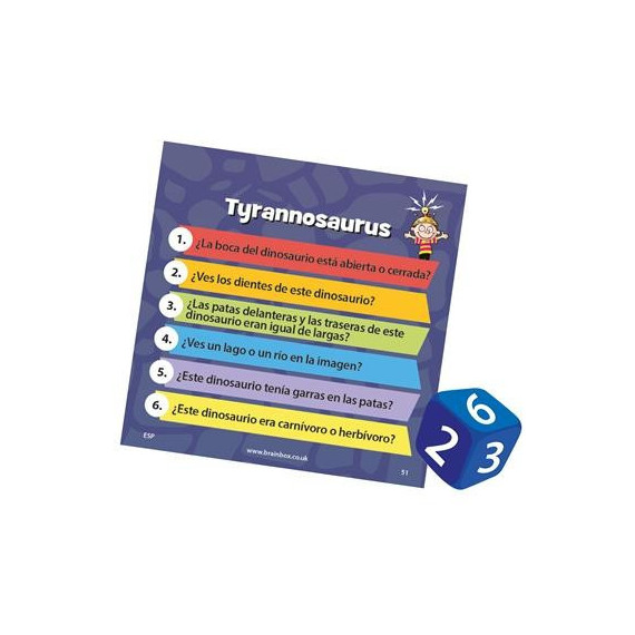Brainbox Dinosaurios  ASMODEE - Guanxe Atlantic Marketplace