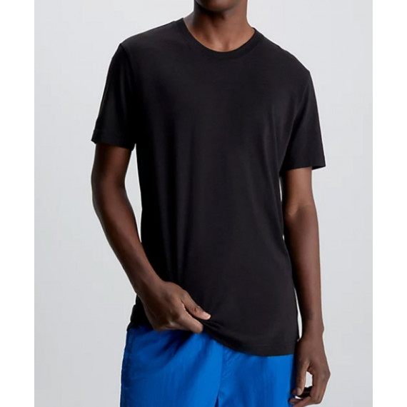 Camiseta CALVIN KLEIN Básica Negra Logo Parche