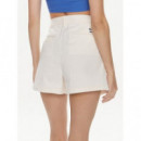 Tjw Claire Hr Pleated Shorts Ancient Whi  TOMMY JEANS
