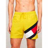 Sf Medium Drawstring Valley Yellow  TOMMY HILFIGER - Guanxe Atlantic Marketplace