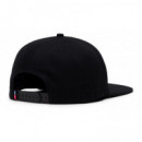 Gorra HERSCHEL Whaler 6 Panel Negro