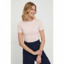 Camiseta de Cuello Alto con Corte Slim y Logo de TOMMY HILFIGER