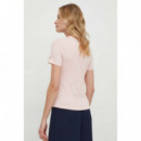 Camiseta de Cuello Alto con Corte Slim y Logo de TOMMY HILFIGER