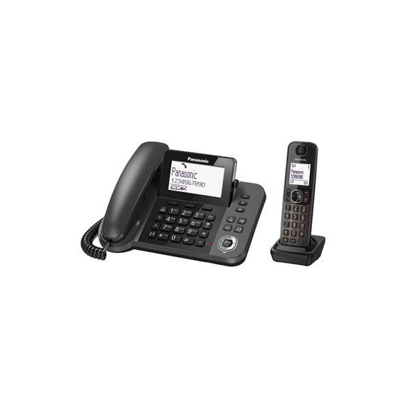 PANASONIC Telefono KX-TGF310 Inalambrico + Sobremesa con Pantalla Iluminada