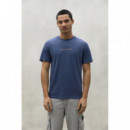 Camisetas Hombre Camiseta de Hombre ECOALF Birca Light Indigo