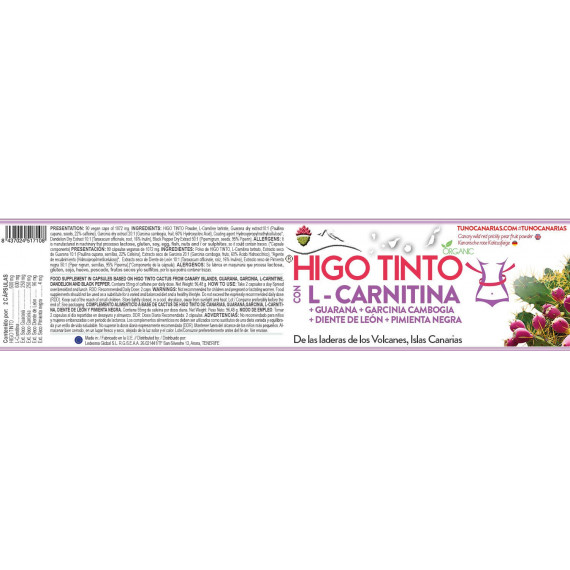 HIGO TINTO L.carn Guara Garc D.leon P.neg 90 Veg