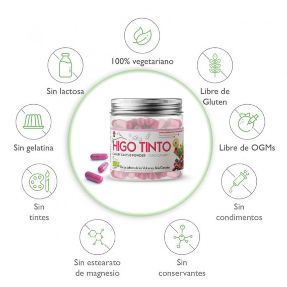 HIGO TINTO 90 Capsulas Veganas