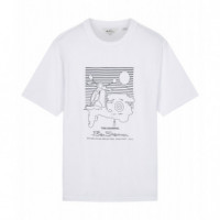 Camisetas Hombre Camiseta BEN SHERMAN Summer Scooter White