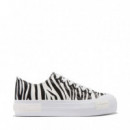 Zapatilla One Way Low Zebra Edition  D. FRANKLIN