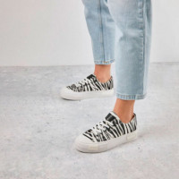 Zapatilla One Way Low Zebra Edition  D. FRANKLIN