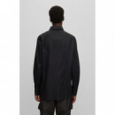 Camisa HUGO Kenno Estampada Logos Black