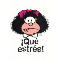 Mafalda que Estres Cuaderno Grande - Guanxe Atlantic Marketplace