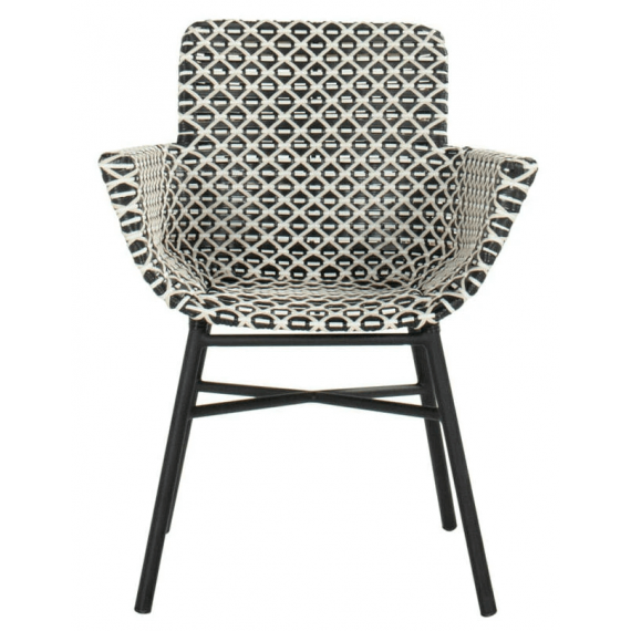 Silla de Jardín Athene Color Negro/blanco Hartman®  HARTMAN OUTDOOR FURNITURE