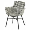 Silla de Jardín Athene Color Negro/blanco Hartman®  HARTMAN OUTDOOR FURNITURE